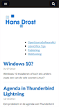 Mobile Screenshot of hans-drost.nl