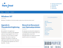 Tablet Screenshot of hans-drost.nl